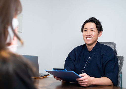 ダイエット工房「菊」のカウンセリングの様子