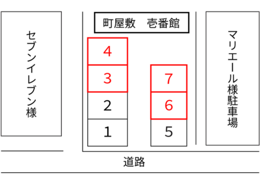 ダイエット工房「菊」高崎店の駐車場の詳細