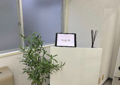Pilates mee（ピラティスミー）川口店の受け付け