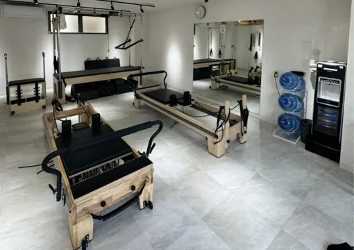 ピラティススタジオ luluto（ルルト） キャデラック リフォーマー チェアの様子