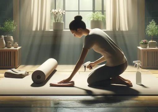 ヨガマットのお手入れ