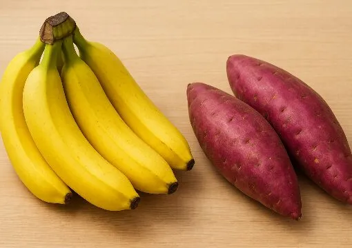 バナナとさつまいも
