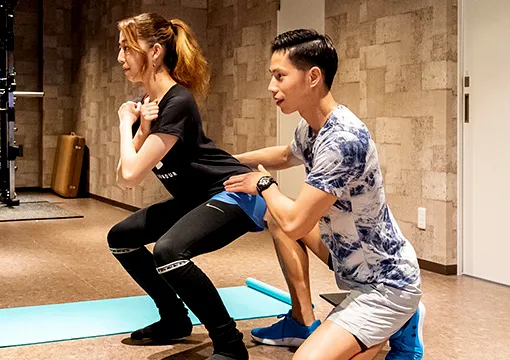 BeautifulDiet西新店のトレーナーの様子