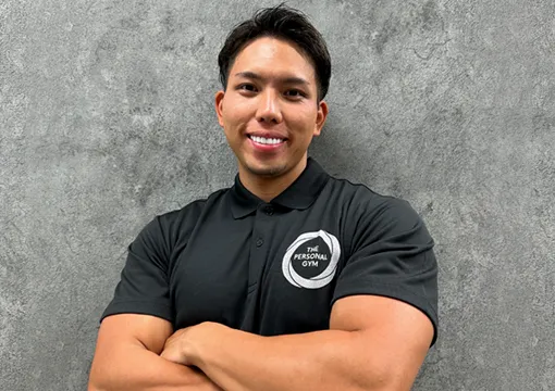 トレーナーの儀間 敬全（ぎま よしまさ）