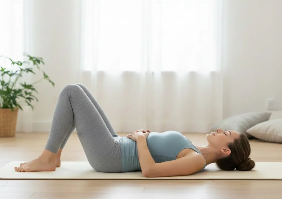 初心者向けピラティスやり方ガイド：自宅でできる簡単エクササイズ アイキャッチ