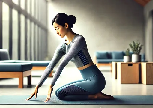 ピラティスでストレッチ