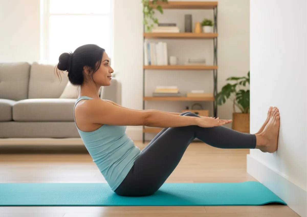 器具不要！壁を使ったウォールピラティスの魅力 アイキャッチ