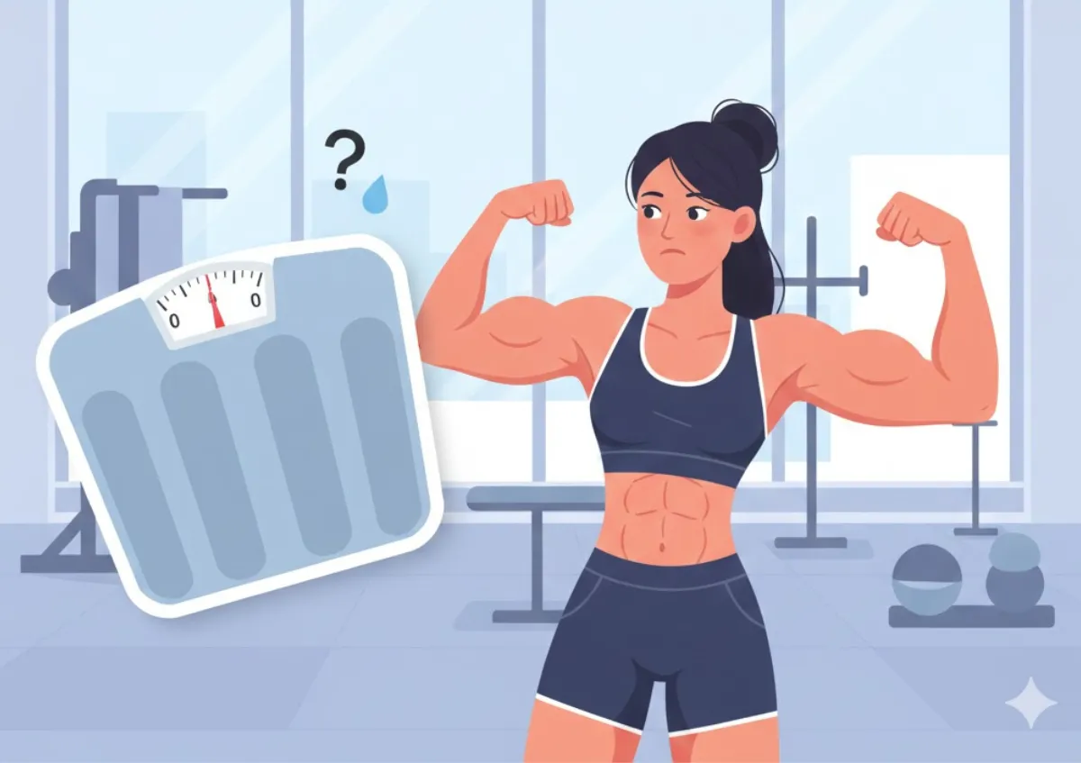 筋トレしてるのに体重が増えた理由とは？4つの理由と解決策 アイキャッチ