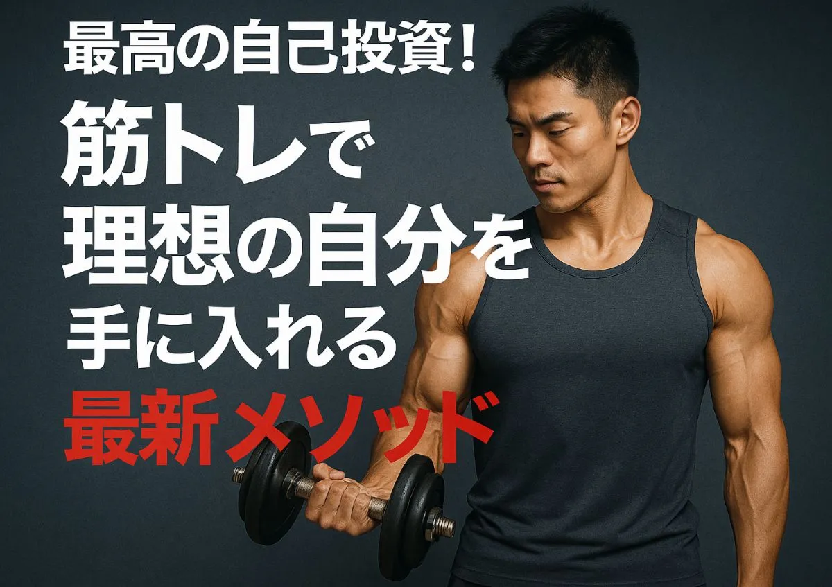 筋トレで理想の自分を手に入れるためのイメージ画像