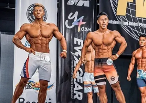 小玉さんフィジークwithエドワード加藤