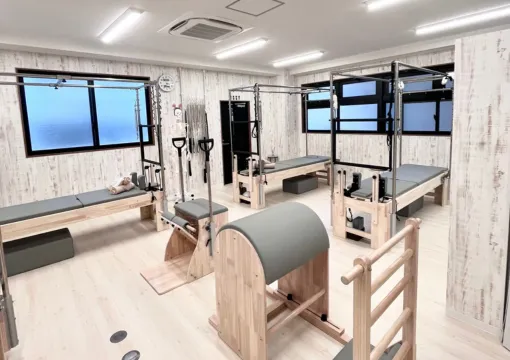 La pilates（ラピラティス）沖縄店 スタジオ内の様子