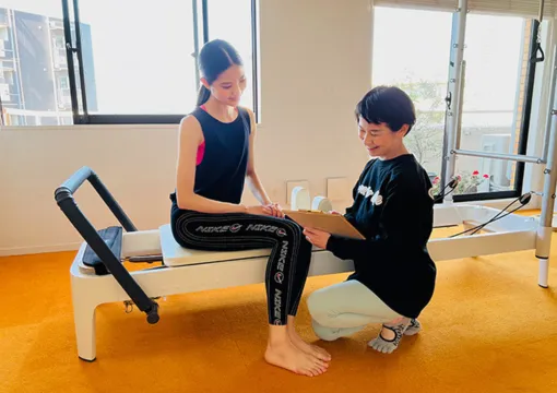 ピラティス・スタジオ・アランチャ 渋谷本店カウンセリングの様子